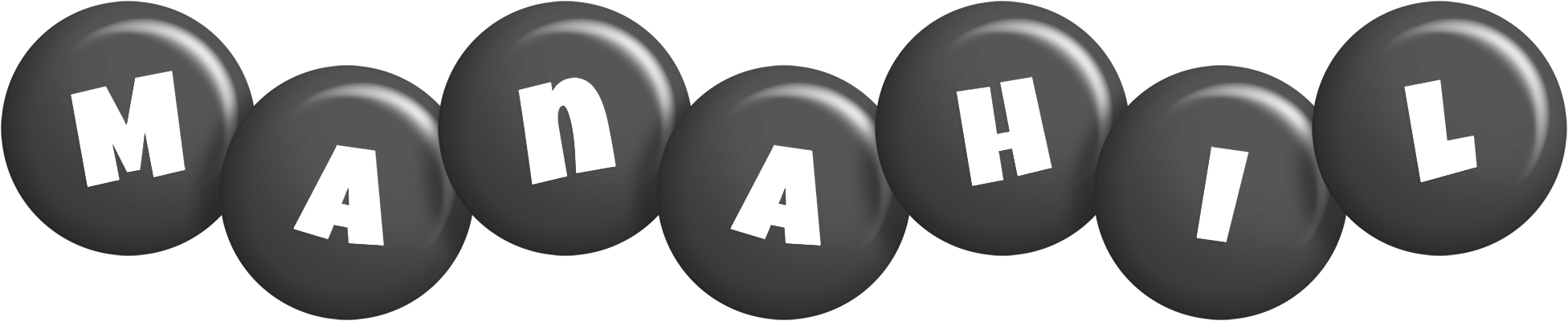 Manahil candy-black logo