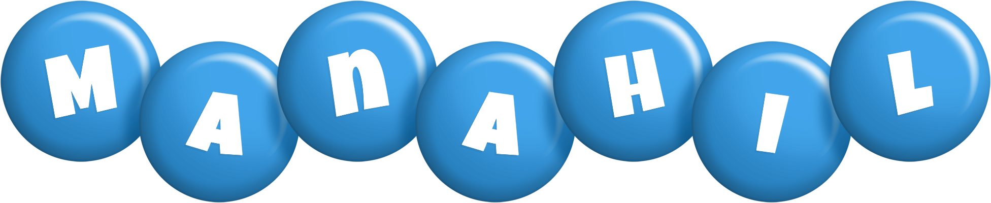 Manahil candy-blue logo