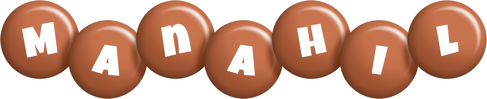 Manahil candy-brown logo