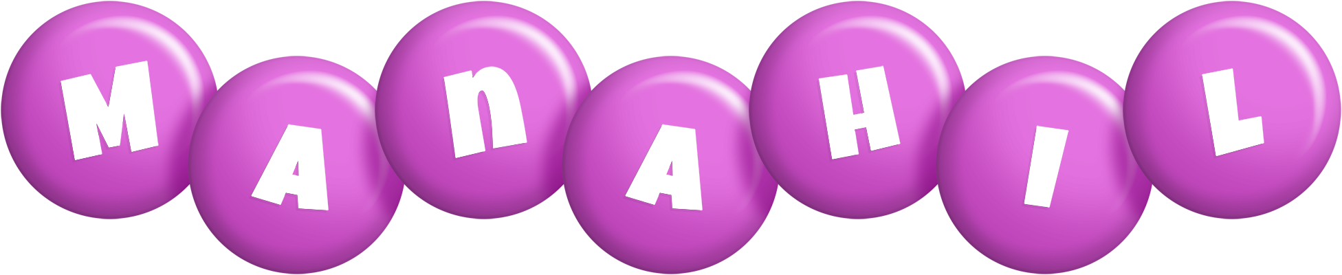 Manahil candy-purple logo
