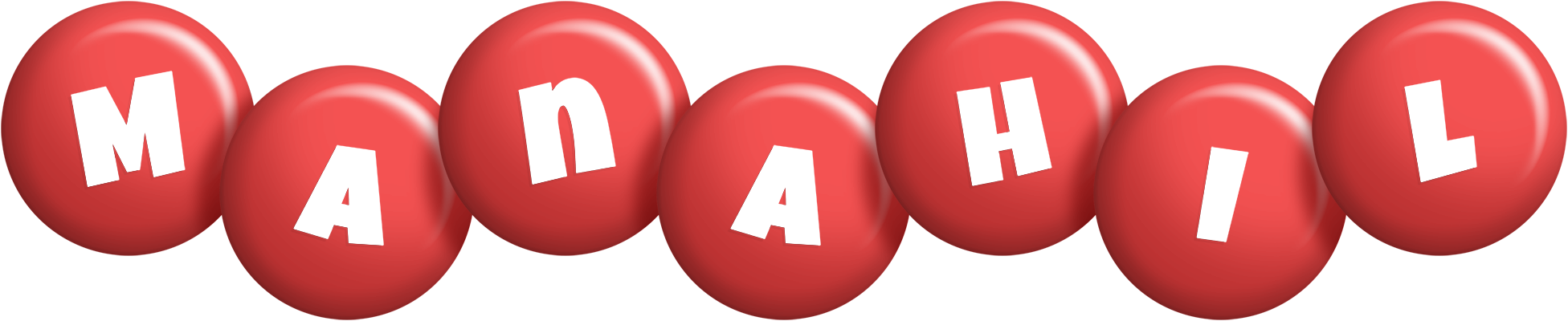 Manahil candy-red logo
