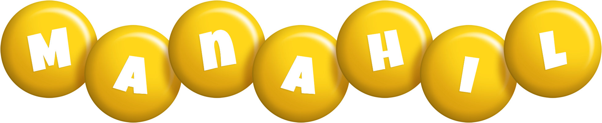 Manahil candy-yellow logo