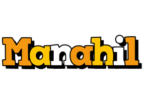 Manahil cartoon logo