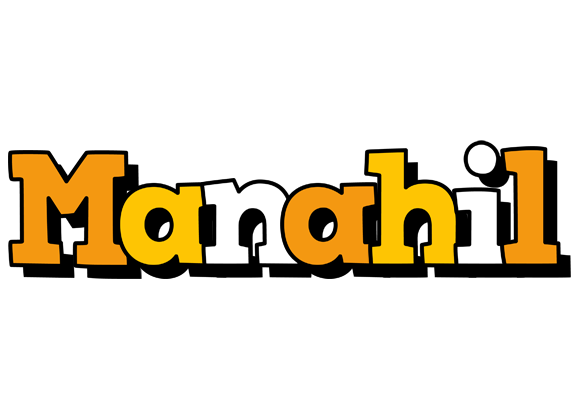 Manahil cartoon logo