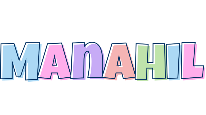 Manahil pastel logo