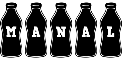 Manal bottle logo