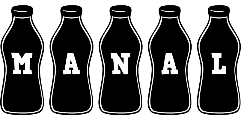 Manal bottle logo