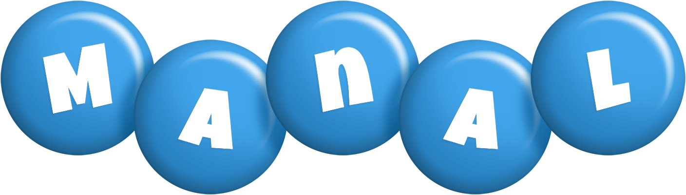 Manal candy-blue logo