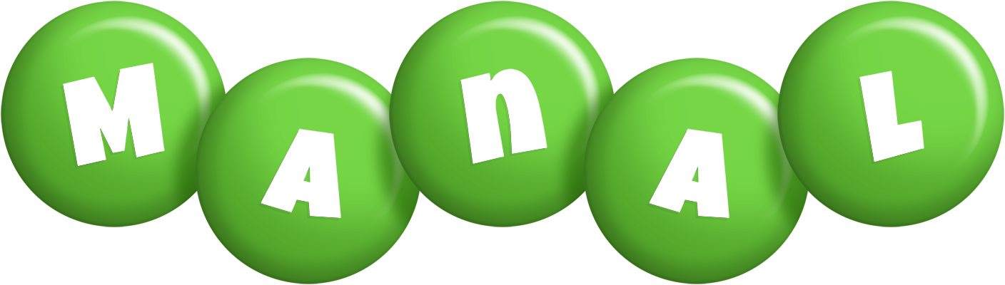 Manal candy-green logo