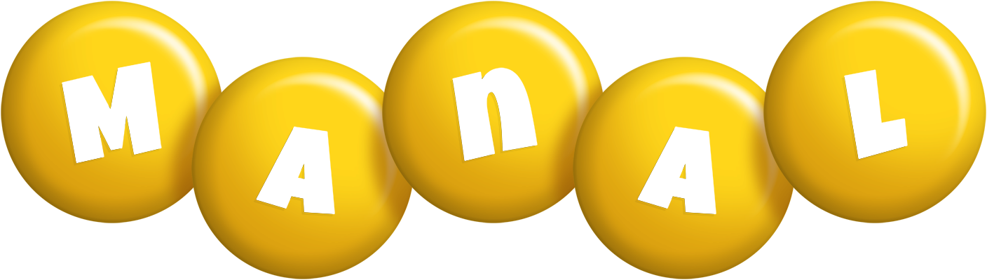 Manal candy-yellow logo