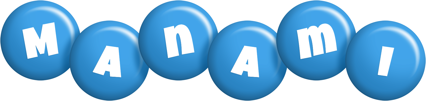 Manami candy-blue logo