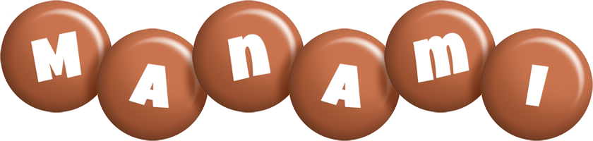 Manami candy-brown logo