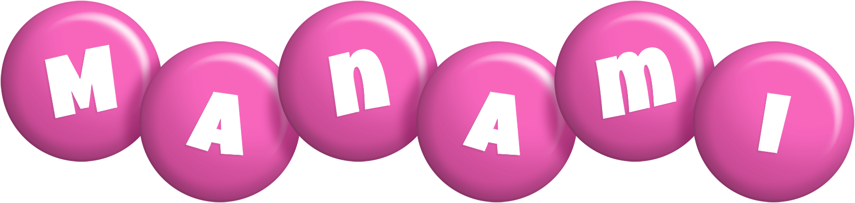 Manami candy-pink logo