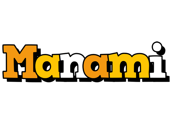 Manami cartoon logo