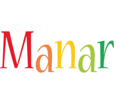 Manar birthday logo