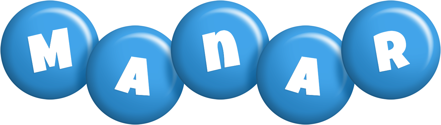 Manar candy-blue logo