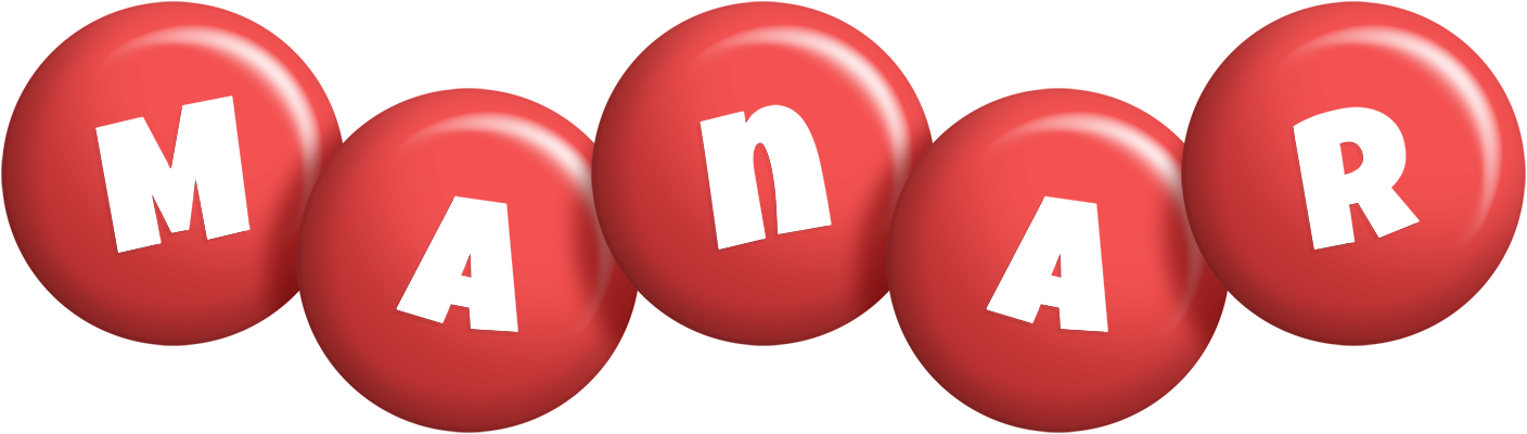 Manar candy-red logo