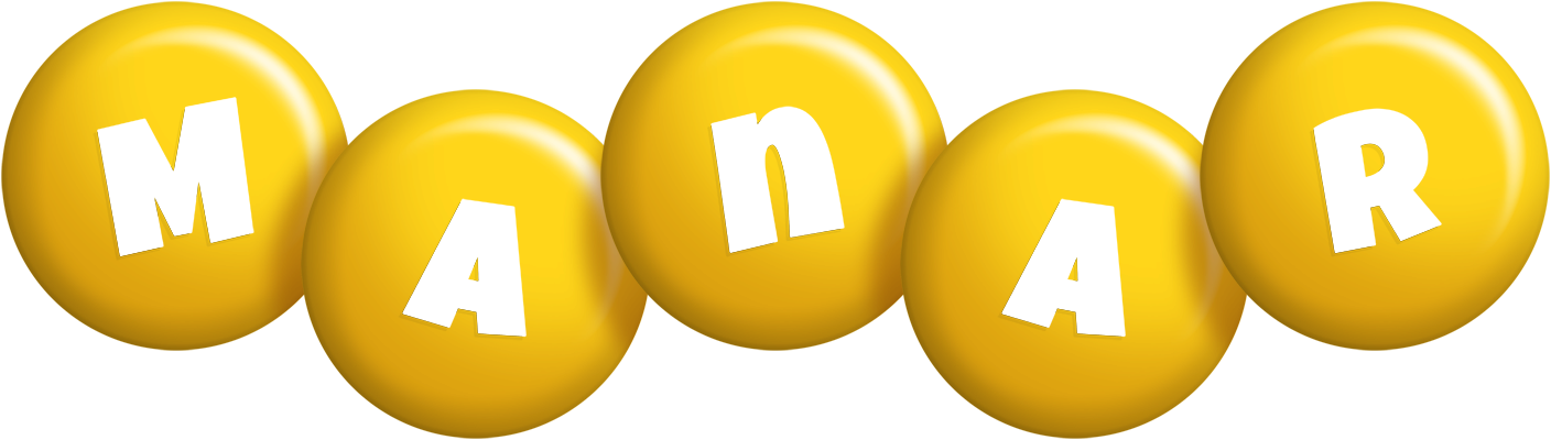 Manar candy-yellow logo