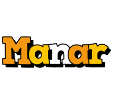 Manar cartoon logo