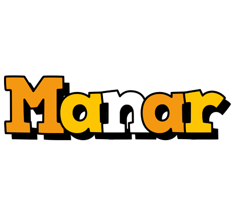 Manar cartoon logo