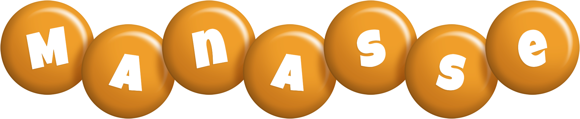 Manasse candy-orange logo
