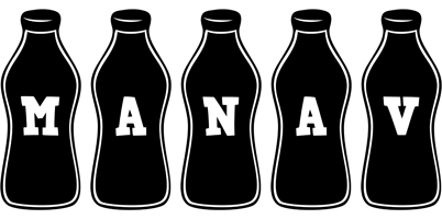 Manav bottle logo
