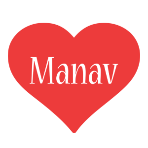 Manav love logo