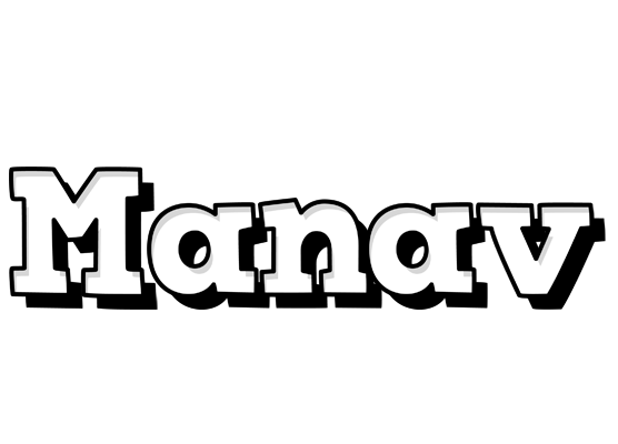 Manav snowing logo