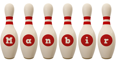 Manbir bowling-pin logo