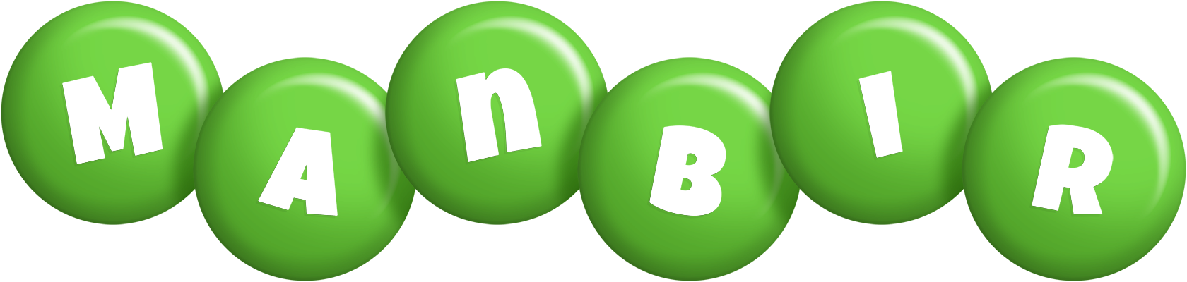 Manbir candy-green logo