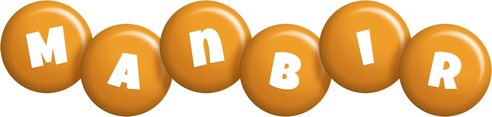 Manbir candy-orange logo