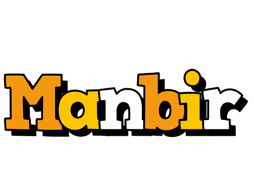 Manbir cartoon logo
