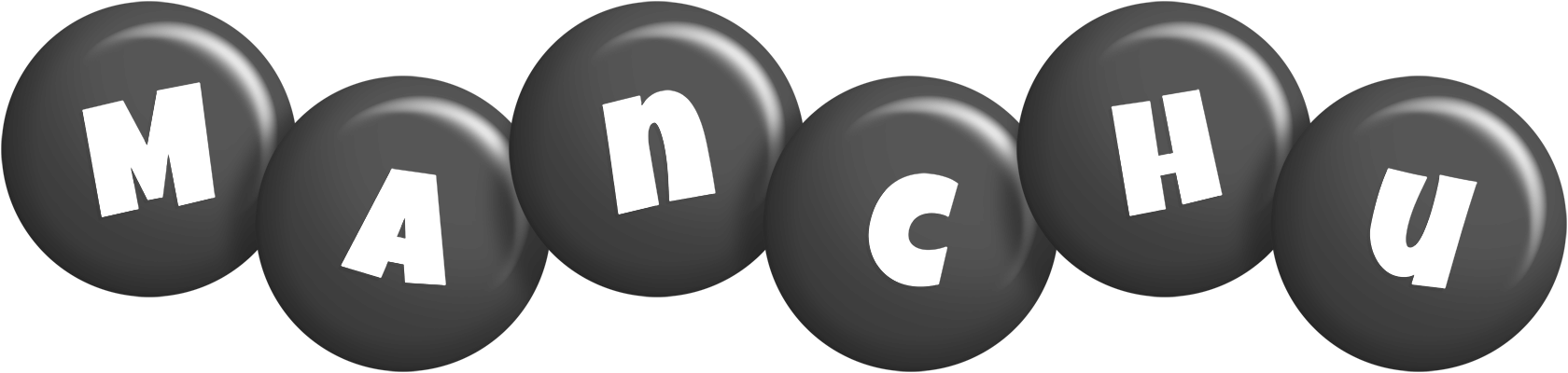 Manchu candy-black logo