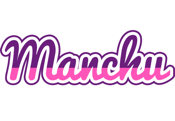 Manchu cheerful logo