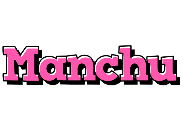 Manchu girlish logo