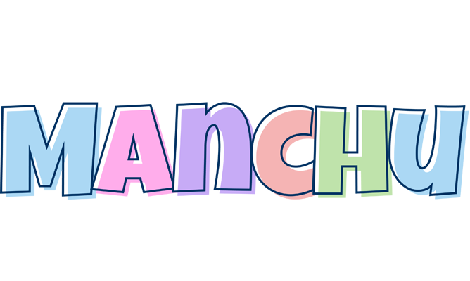 Manchu pastel logo