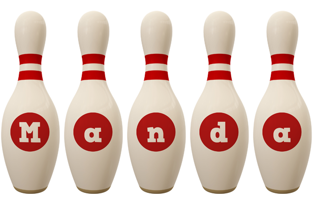 Manda bowling-pin logo