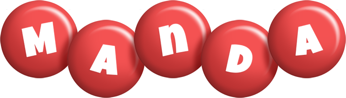 Manda candy-red logo