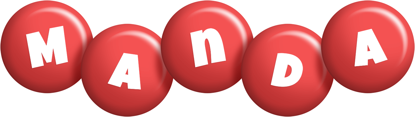 Manda candy-red logo