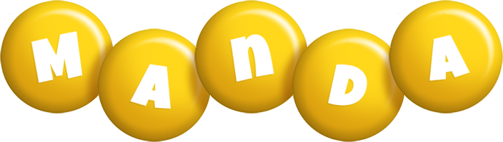 Manda candy-yellow logo