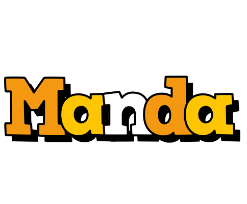 Manda cartoon logo