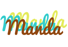 Manda cupcake logo