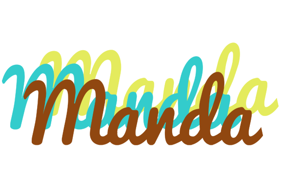 Manda cupcake logo
