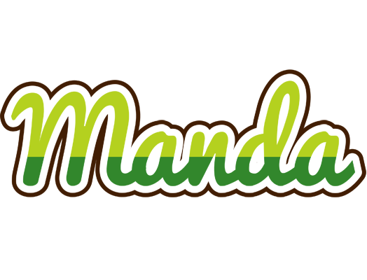 Manda golfing logo