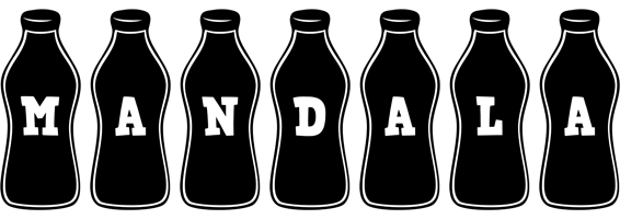 Mandala bottle logo