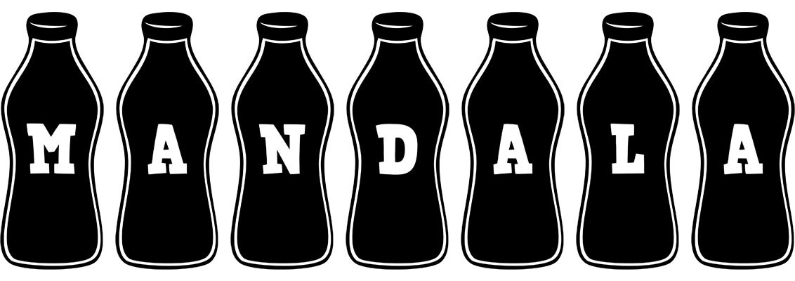Mandala bottle logo