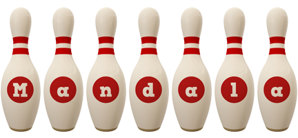 Mandala bowling-pin logo