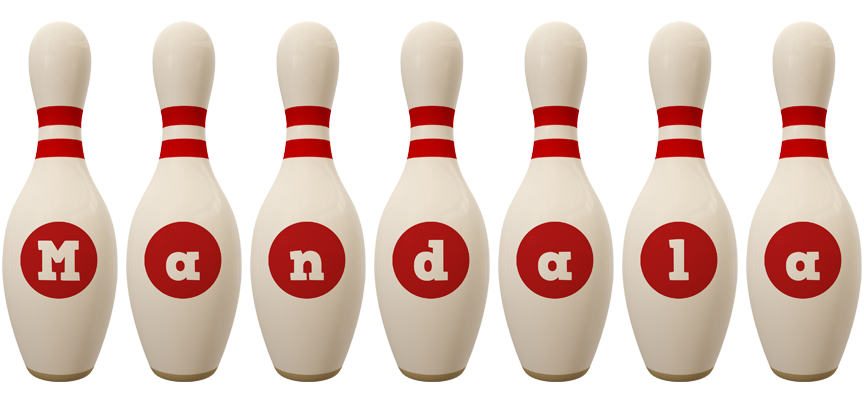 Mandala bowling-pin logo