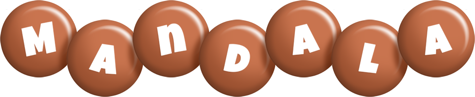 Mandala candy-brown logo