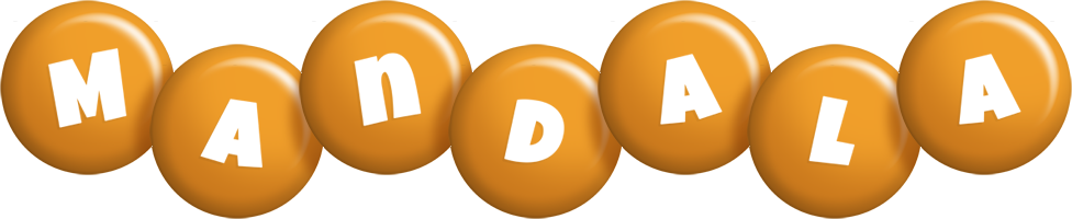 Mandala candy-orange logo